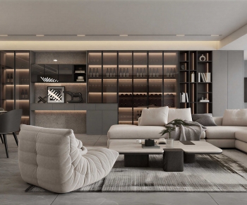 Modern A Living Room-ID:928719041