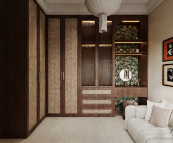 Modern Clothes Storage Area-ID:373337981