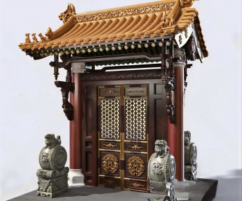 New Chinese Style Door-ID:832371956