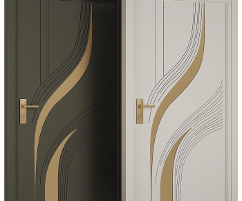 Modern Single Door-ID:740710977