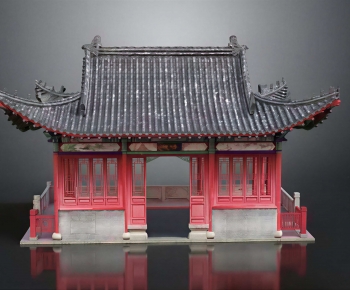 Chinese Style Ancient Architectural Buildings-ID:586546905