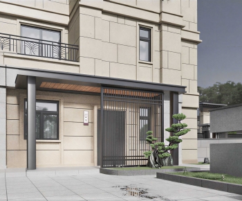 New Chinese Style Courtyard/landscape-ID:977885965
