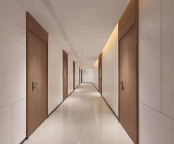 Modern Corridor/elevator Hall-ID:735784059