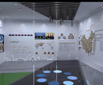 Modern Exhibition Hall-ID:740505935