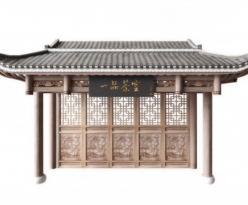 Chinese Style Ancient Architectural Buildings-ID:930638073