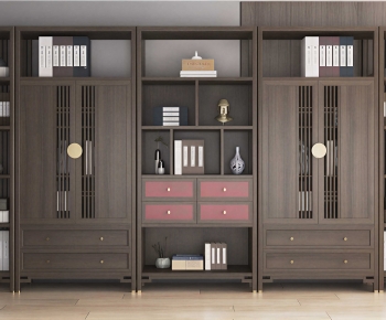 New Chinese Style Bookcase-ID:520859963