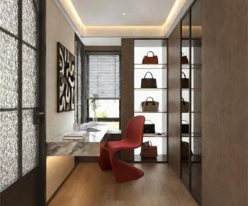 Modern Clothes Storage Area-ID:815886021