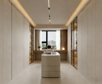 Modern Clothes Storage Area-ID:943373922
