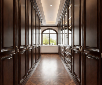 American Style Clothes Storage Area-ID:350177056