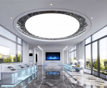 Modern Office Reception Desk-ID:542790891