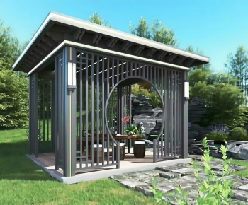 New Chinese Style Courtyard/landscape-ID:489027984