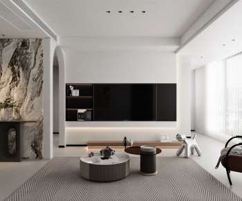 Modern A Living Room-ID:801054957