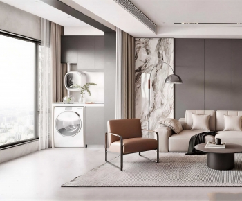 Modern A Living Room-ID:856010911