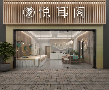 New Chinese Style Facade Element-ID:893276936