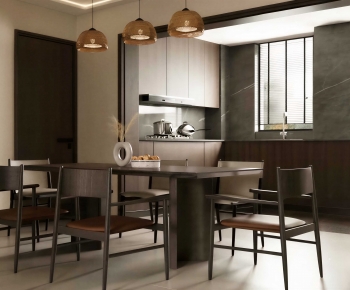 Modern Dining Table And Chairs-ID:259726056