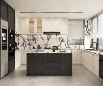 French Style Open Kitchen-ID:260710954
