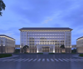 Modern Appearance Of Commercial Building-ID:573502066