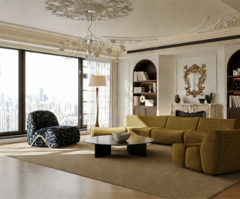 French Style A Living Room-ID:331284054