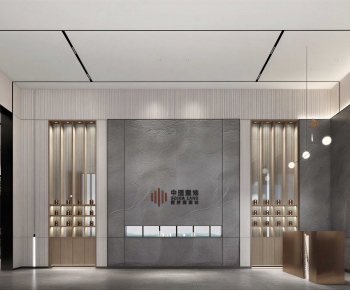 Modern Office Reception Desk-ID:103130359