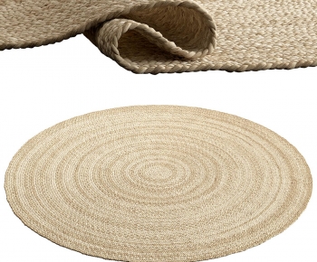 Wabi-sabi Style Circular Carpet-ID:759306917