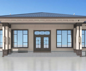Modern Building Appearance-ID:886584047