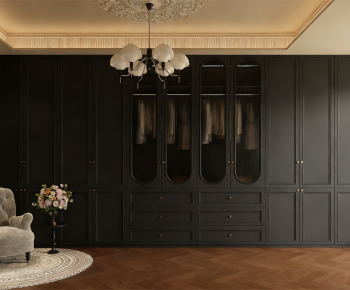 French Style Clothes Storage Area-ID:407460937