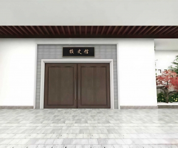 Modern Facade Element-ID:767602925
