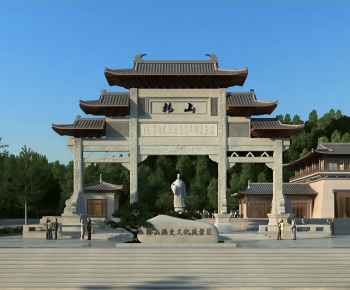 Chinese Style Gate-ID:716985945