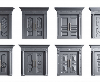 European Style Double Door-ID:507654919