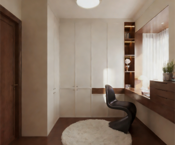 Modern Clothes Storage Area-ID:916554939
