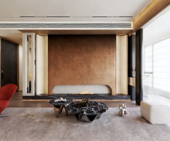 Modern A Living Room-ID:662082913