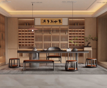 New Chinese Style Tea House-ID:103220923
