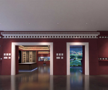 Modern Exhibition Hall-ID:233469014