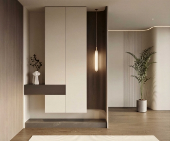 Modern Entrance Cabinet-ID:520429629