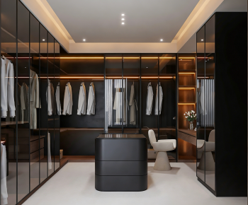 Modern Clothes Storage Area-ID:491101038
