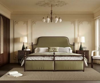 American Style Bedroom-ID:652651072