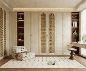 French Style Clothes Storage Area-ID:675873048