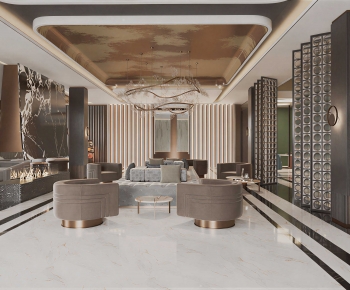 Modern A Living Room-ID:417675027