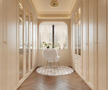 French Style Clothes Storage Area-ID:776536941