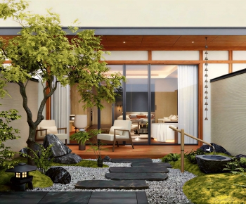 New Chinese Style Courtyard/landscape-ID:979321045