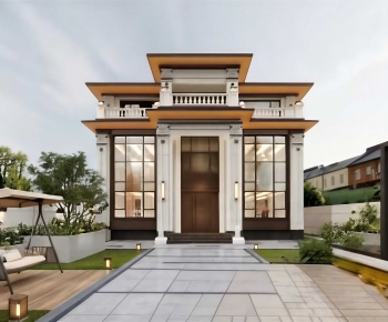 New Chinese Style Detached Villa-ID:409676079