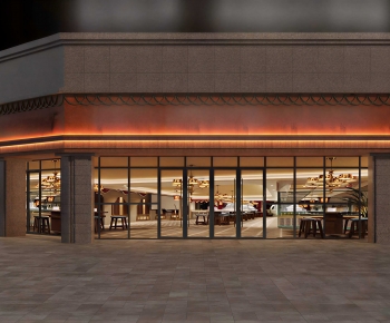 Modern Facade Element-ID:888844014