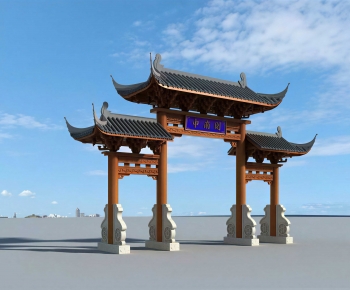 Chinese Style Gate-ID:609402898