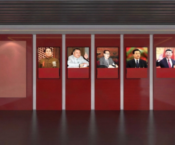 New Chinese Style TV Wall-ID:345042949