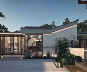 New Chinese Style Courtyard/landscape-ID:455651041