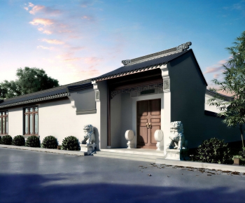 Modern Building Appearance-ID:566932928
