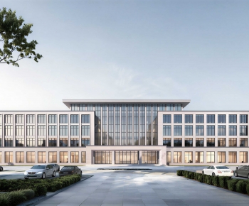 Modern Building Appearance-ID:686218029