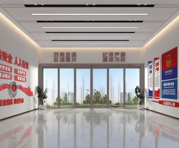 Modern Exhibition Hall-ID:305572037
