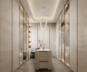 Modern Clothes Storage Area-ID:883316996