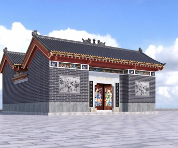 Chinese Style Ancient Architectural Buildings-ID:315454966